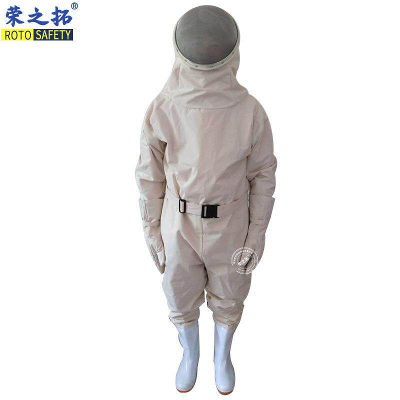 封闭式防蜂服密封耐用轻便高强力防蜂衣养蜂工具连体太空服防被蛰