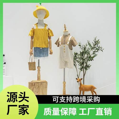 服装店儿童模特展示架橱窗半身假人偶童装店男女小孩全身模特架