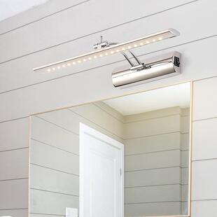 镜前灯 卫生间led打孔浴室伸缩镜柜灯带开关卫浴镜灯壁灯中山灯具