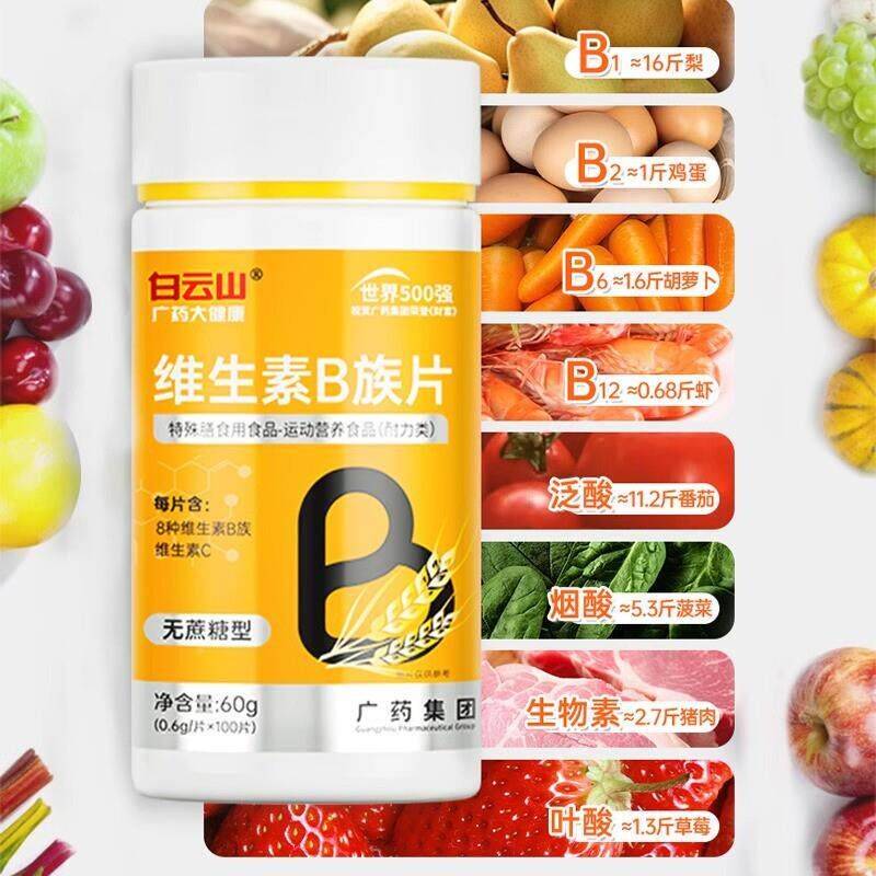 维合生素族100片多EOMb种复b维1生素bb2b3b612vbvc专卖