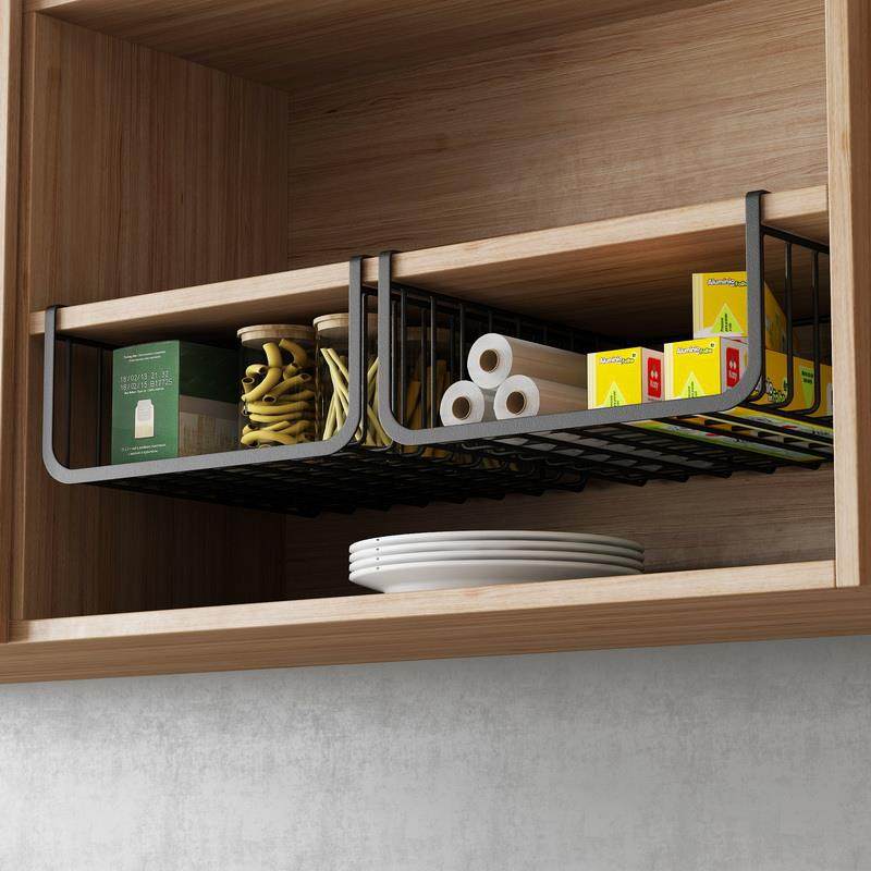 kt厨房挂篮收纳篮304不锈钢置物架衣柜收纳架 橱柜下挂架隔板分层,厨房/烹饪用具,抹布架/厨房清洁收纳架,淘宝优惠券,粉丝福利购,淘宝优惠卷