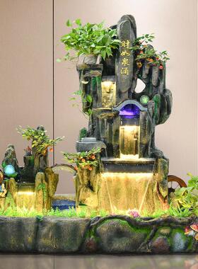 假山流水喷泉摆件花园庭院水景装饰落地室外别墅阳台鱼池造景