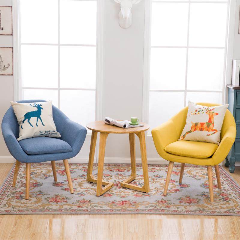 实木布艺阳台桌椅组合休闲椅卧室椅庭院桌椅餐椅现代简约椅创意,商业/办公家具,商用藤编家具,淘宝优惠券,粉丝福利购,淘宝优惠卷