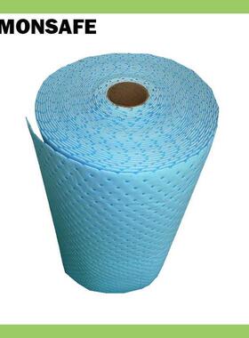 LEMONSAFE蓝色吸液棉卷化学品吸附棉防酸碱溶剂吸收垫HRL04