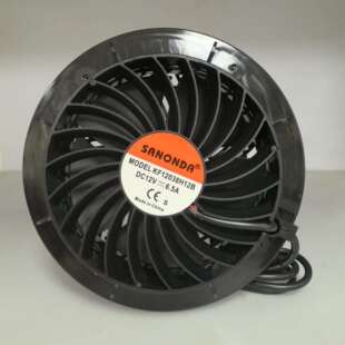 供应SANONDA圆形气模散热风扇16050 12V 5.2A/5.8A/6.5A