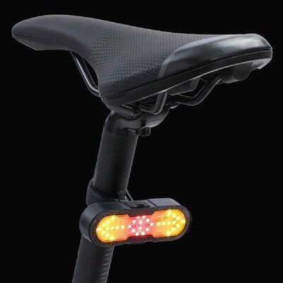 Bike Tail Light Wireless Remote Control Warning Bike Lights