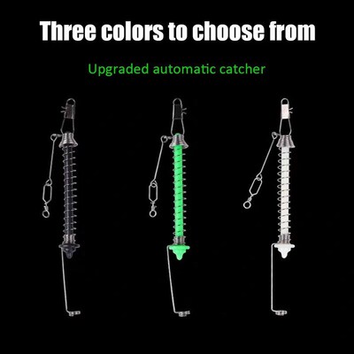 Automatic Fishing Hook Trigger Fishing Pole Fixing Spring Fi