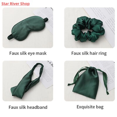 Silk Sleeping Mask For The Night Women Men Aduld Relax Soft