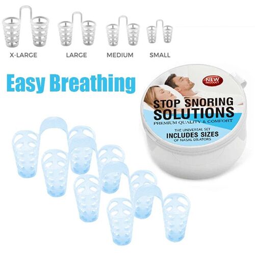 4Pcs/box Silicone Anti Snoring Nasal Dilator Easy Breathing