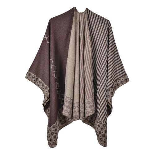 Stripe Small Diamond Sweet Cloak Korean Sun Protection Shawl