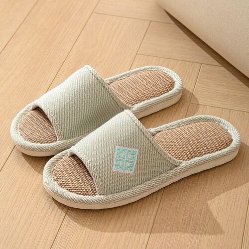 Linen Slippers for Women Summer Home Cotton Linen Couple Ant