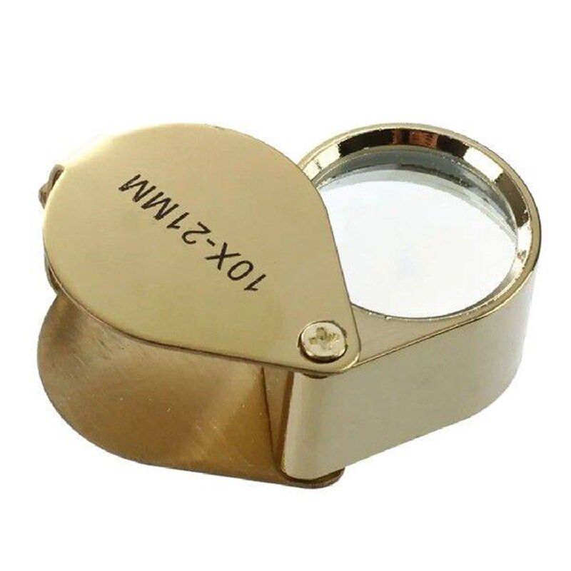 10x Magnifying Magnifier Glass Jewellers Eye Foldable - 实物图