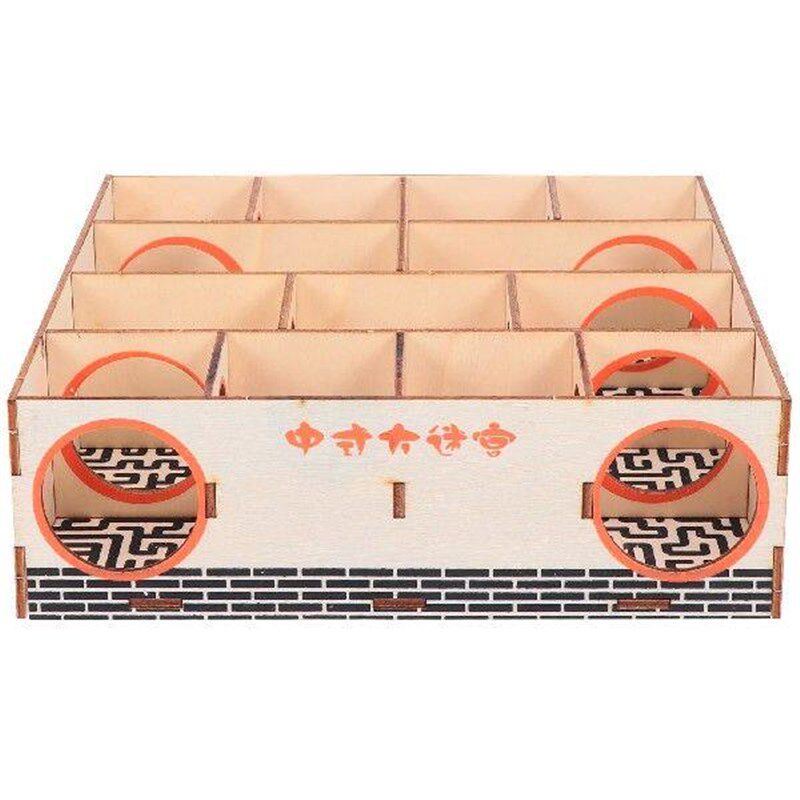 Molar Hamster Toy Baby Bedding for Guinea Pigs Wooden Tubes - 实物图