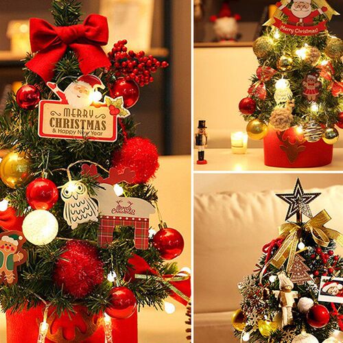 Desktop Mini Christmas Tree Decoration DIY Holiday Package