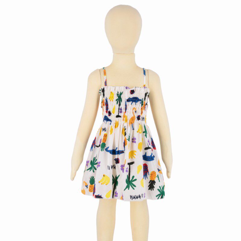 Baby Girl Summer Cotton Dress Children Fashion Dress Thin Gi