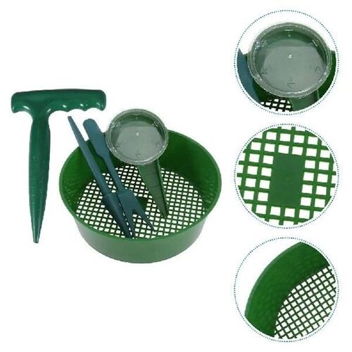 5 Pcs Garden Tools Set Lightweight Durable Plastic Dibber