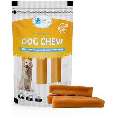 Yak and Chew Himalayan Cheese Dog Chews, Long Lasting, Tr