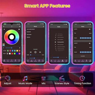 RGB Led Strip Lights 5m 10m 20m 30m Led Room Light with APP