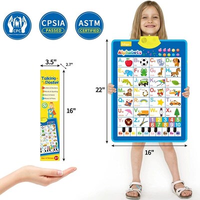 Electronic English Alphabet Wall Chart Talking ABC Letters 1