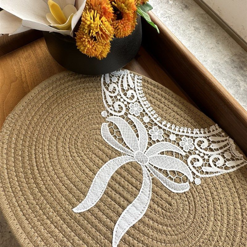 加厚西餐餐桌垫隔热垫欧式防烫餐垫棉线编织盘垫杯垫桌面锅垫,居家布艺,餐垫,淘宝优惠券,粉丝福利购,淘宝优惠卷