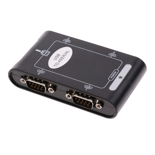 2021 New USB2.0 to RS232 4port  Serial DB9 COM Card