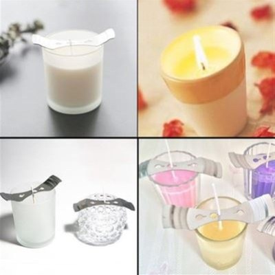 100Pcs/Set Low-Smoke Candle Wicks Cotton Core Waxed Wick 8/1