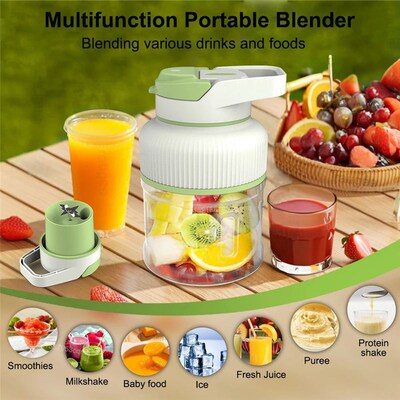 Portable Blender Electric Fruit Juicer Smoothie Milkshake Ma