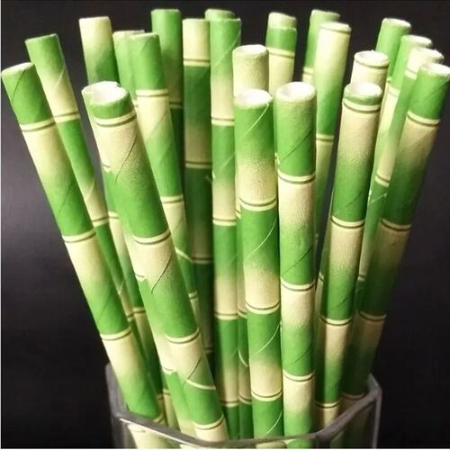 25Pcs Panda Bamboo Paper Straws Birthday Party Wedding Decor