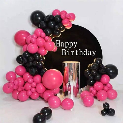 12Inch Red Macaron Latex Colorful Round Balloons Pink Blue B