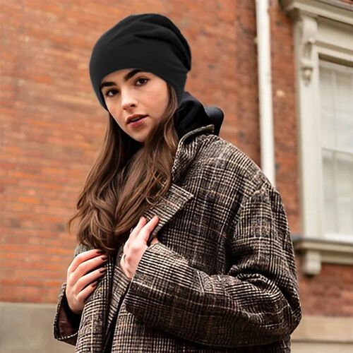 Solid Color Unisex Men Women Slouchy Beanie Hip-Hop Soft Cap
