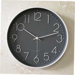 mute clock wall clock living room modern minimalist atmos