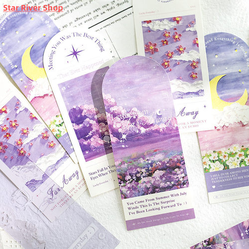 10pcs/pack Happiness Is Always Present Colorful Painting Rom
