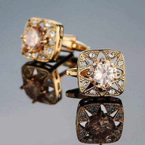 DY New high-end fashion mens shirts Cufflinks Luxury Design