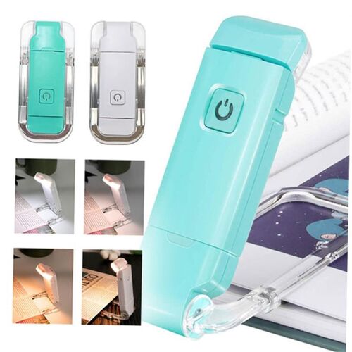 USB Book Light Book Reading Lamp Clip-on Book Lights Folding