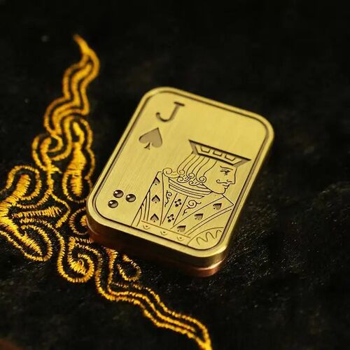 Metal Skull  Push Slider Sress Relief Toy Anti Sress EDC Top