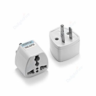 US To EU Plug Adapter Korea KR Euro Europea To America China
