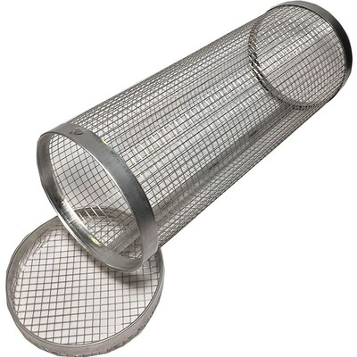 BBQ不锈钢烟熏网烧烤筒烤肉圆筒形Greatest Grilling Basket Ever