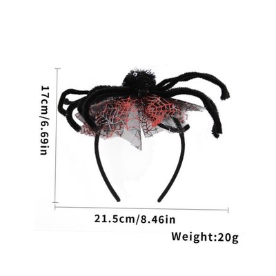Halloween witch hat spider headband funny headpiece万圣发箍