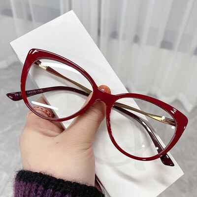 New Color-blocking Anti-blue Light Glasses  Metal sunglasses