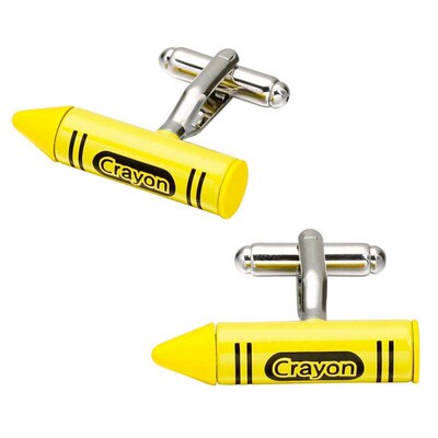 Memolissa Novelty Multicolor Cufflinks Ball/Crayons/Hourglas