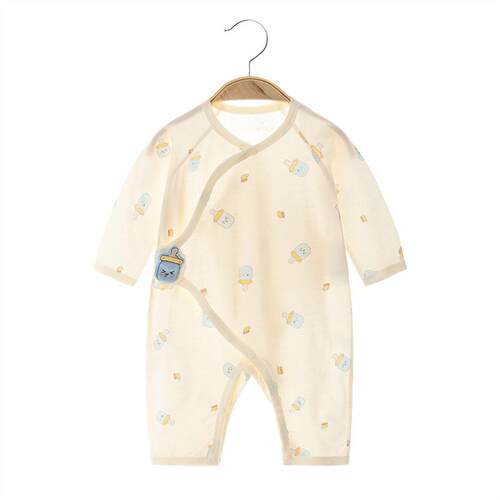 Newborn Jumpsuit Baby tton Thin Boneless Clothes Long Sleeve