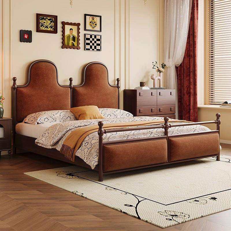 法式复古床老巴黎双人床1.8m高级黑色床1.5m美式罗马柱实木丝绒床,鲜花速递/花卉仿真/绿植园艺,割草机/草坪机,淘宝优惠券,粉丝福利购,淘宝优惠卷
