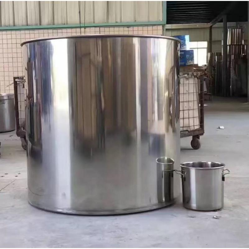 加厚不锈钢汤桶大桶特大号水桶 商用高汤锅 大容量加热小圆桶带盖