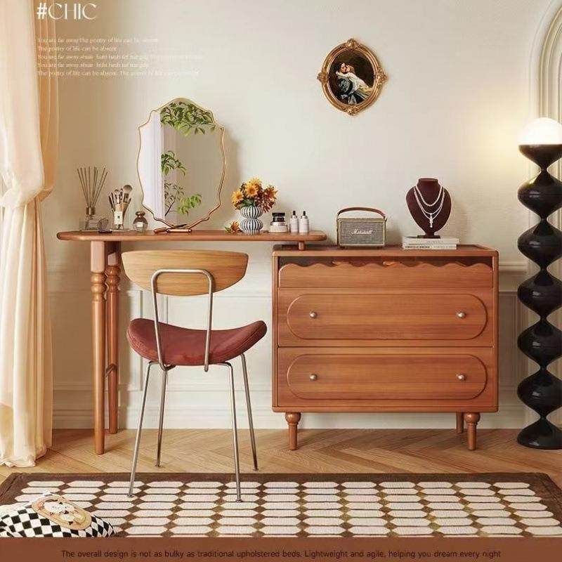 实木化妆台梳妆台卧室斗柜一体小型复古床尾伸缩化妆桌收纳柜轻奢,鲜花速递/花卉仿真/绿植园艺,割草机/草坪机,淘宝优惠券,粉丝福利购,淘宝优惠卷