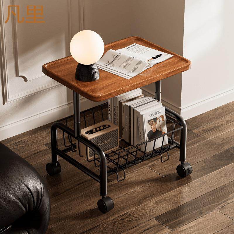 复古风沙发边几可移动客厅小推车置物架带轮小茶几家用简易小桌x&,鲜花速递/花卉仿真/绿植园艺,割草机/草坪机,淘宝优惠券,粉丝福利购,淘宝优惠卷