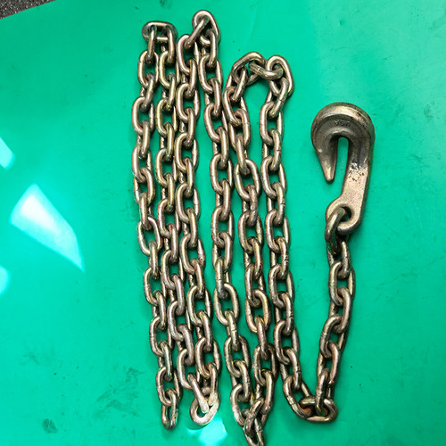 起重链条抓钩卡勾吊钩飞机链弯钩吊链锰钢索具叉车吊链勾捆绑链条