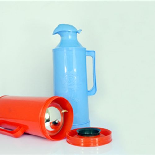 热水瓶家用保温壶塑料外壳玻璃真空内胆5磅2L木塞普通开水保温瓶