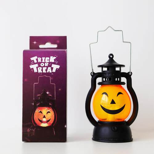 Halloween Decoration Retro Small Oil Lamp Electronic Candle