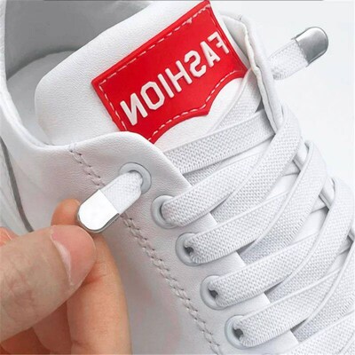 Elastic Flat Shoelaces No Tie Shoe Laces Outdoor Leisure Sne