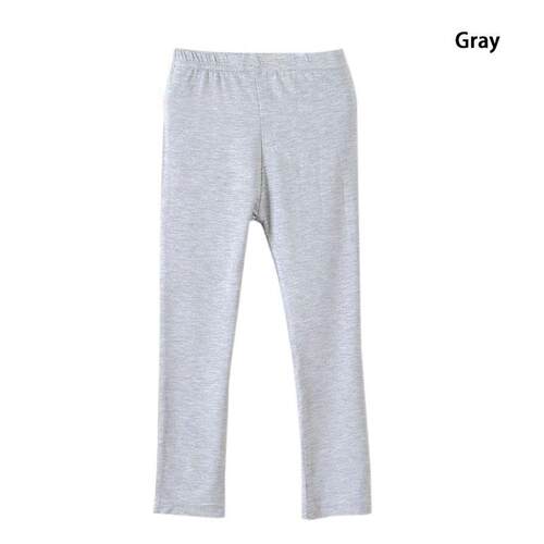 Girl Pants Soft Elastic Modal Cotton Kids Leggings Candy Col